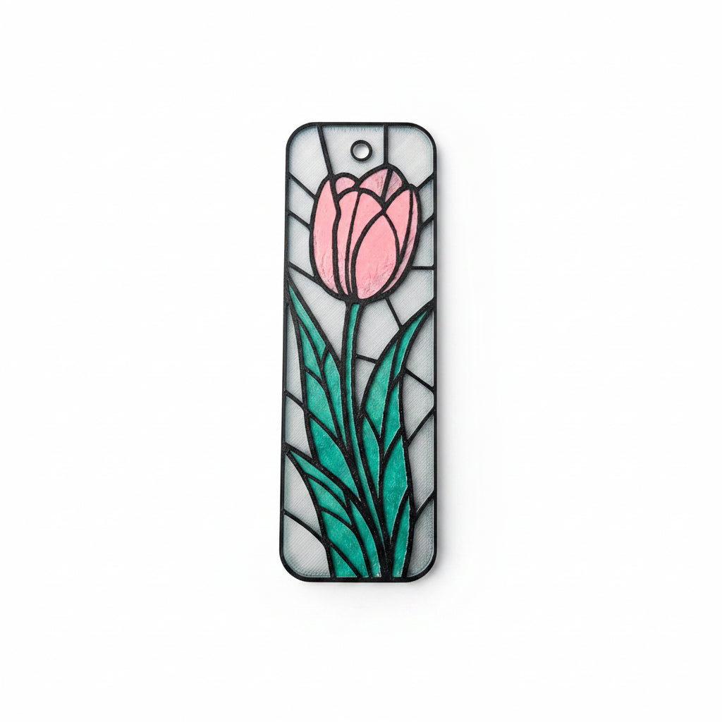 Bookmark | Pink Tulip